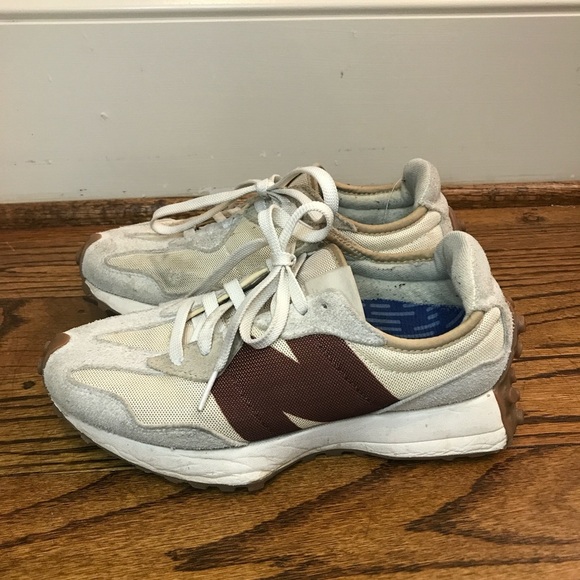 New Balance Men's Beige and Brown Sneakers - Picture 1 of 6
